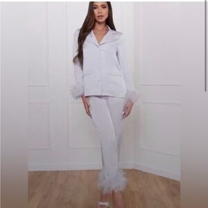 Nadine Merabi Darcie Pyjama, Silver Size Small